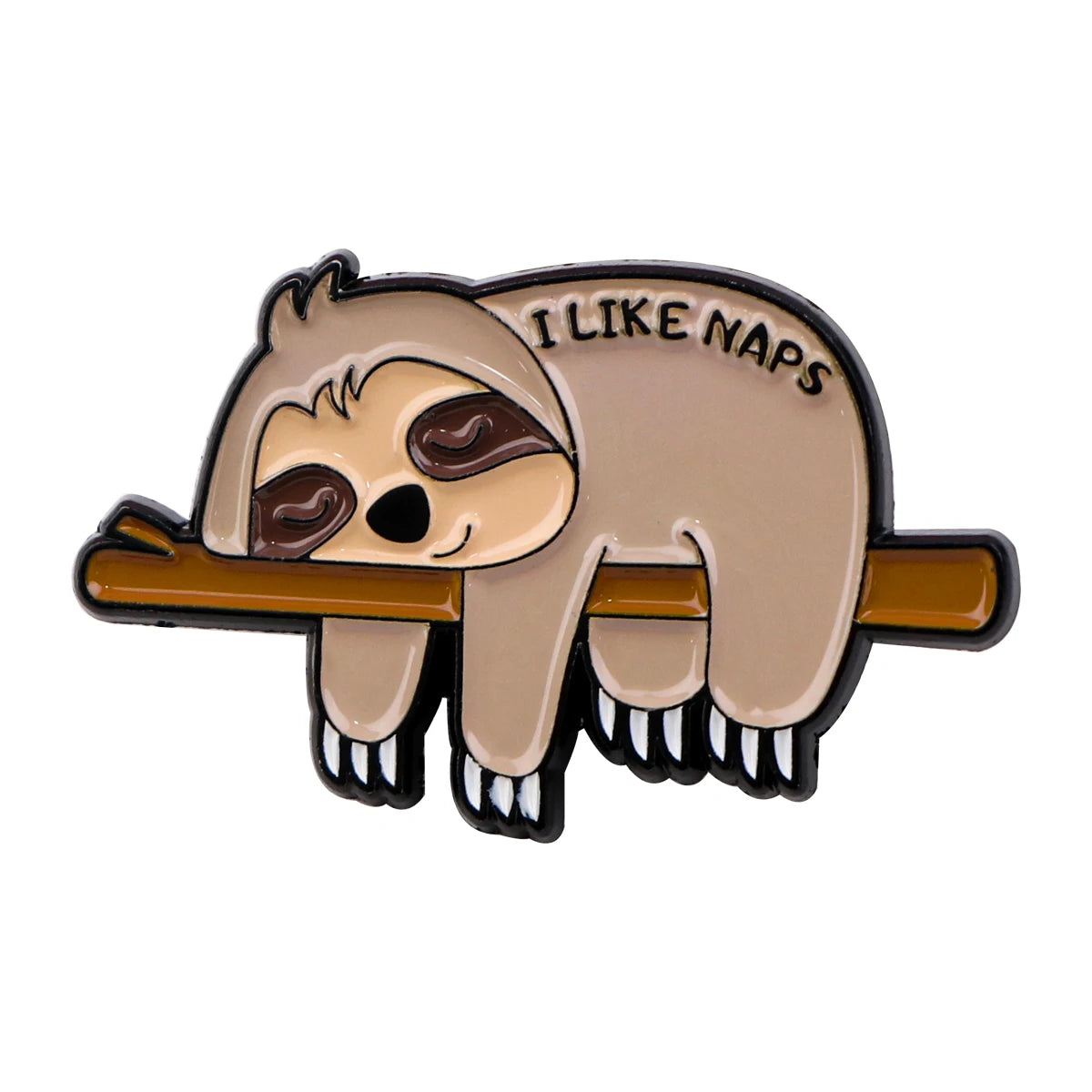 I Like Naps Sloth Pin