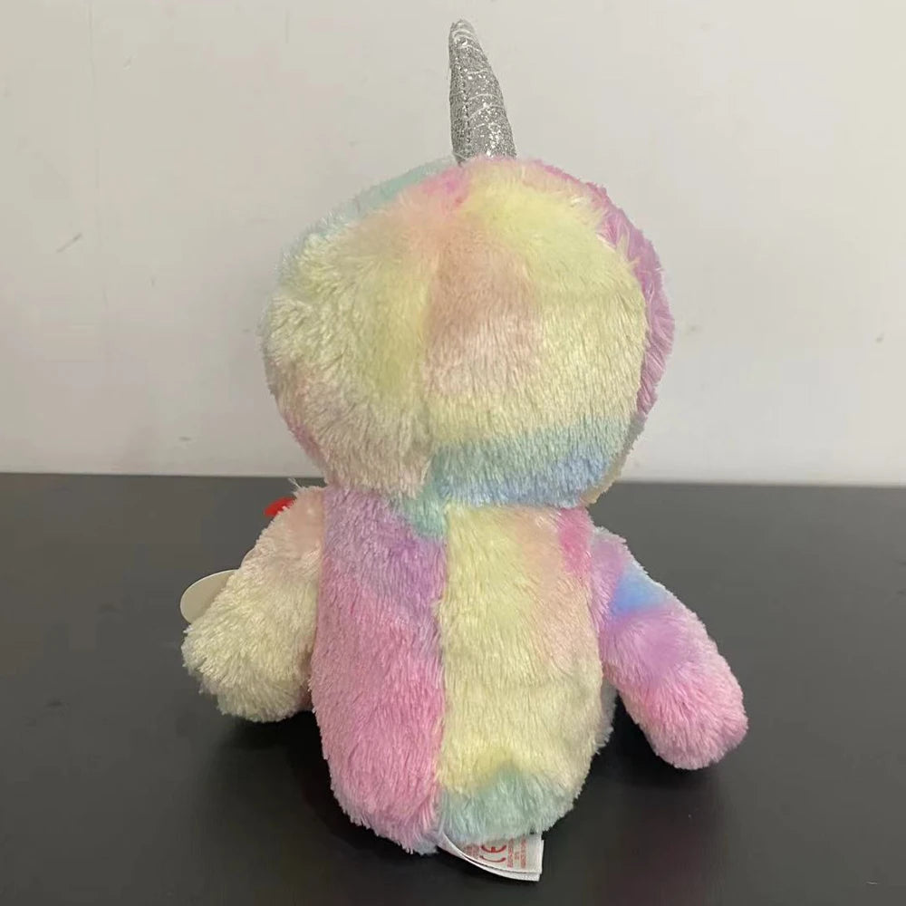 Ty Beanie Boos Plush Rainbow Sloth