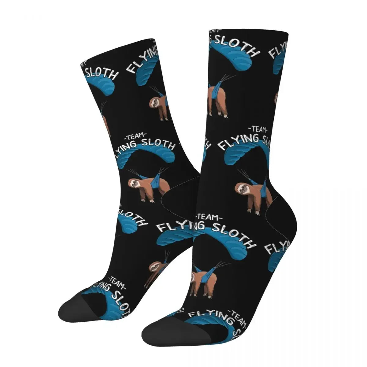 Paragliding Flying Sloth Socks