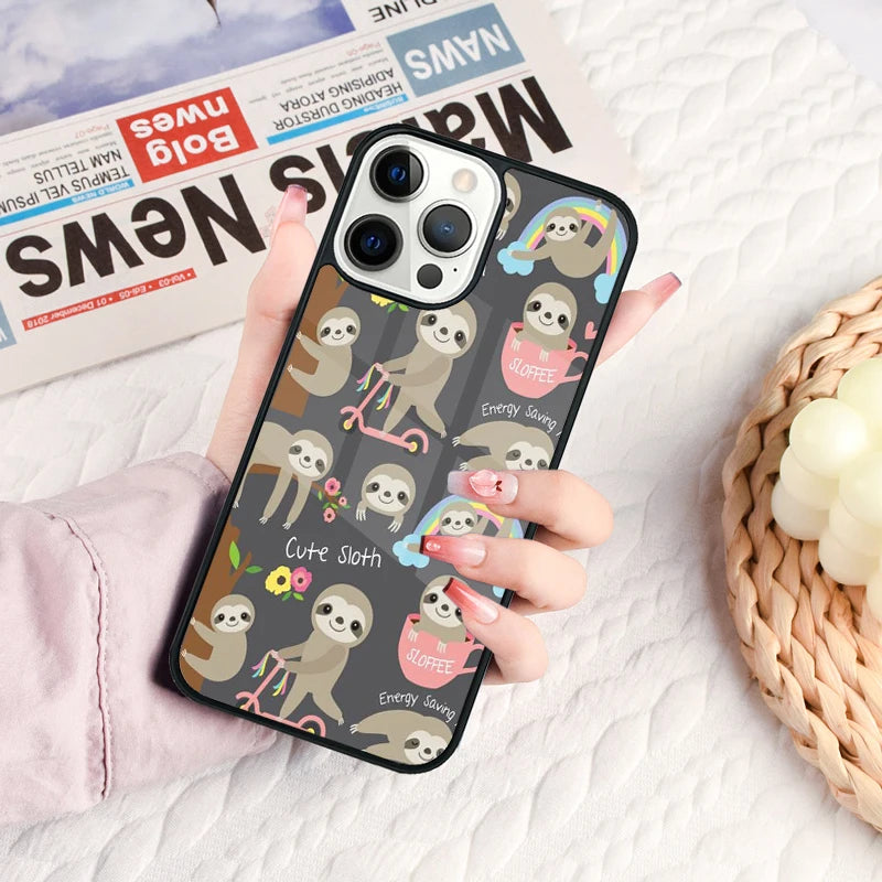 Baby Sloth Phone Case For iPhone