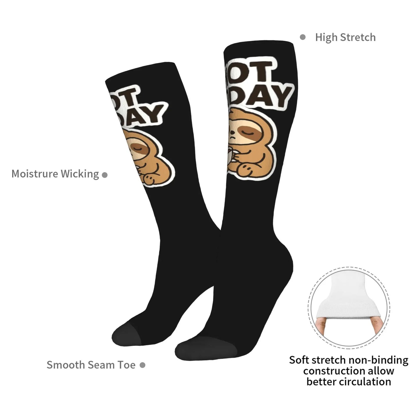 Not Today Sloth Socks