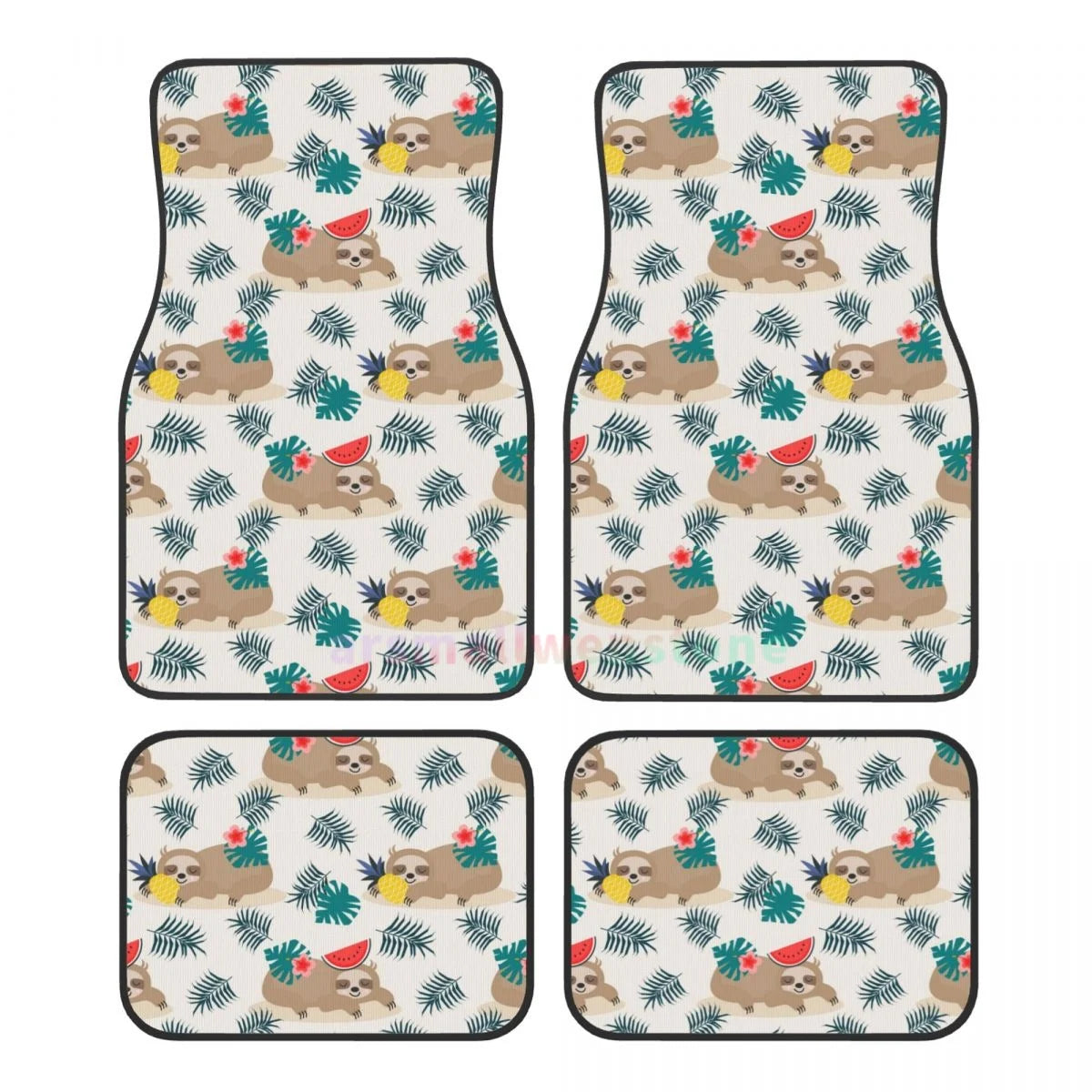 Sloth 4 Piece Car Floor Mats