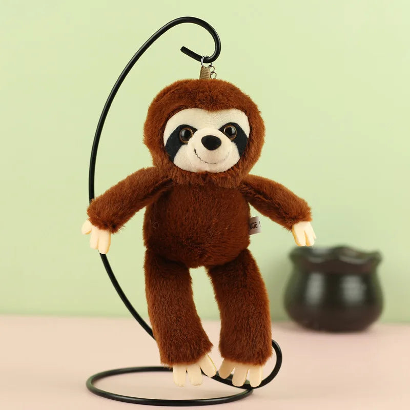 18cm Cute Sloth Plush Keyring