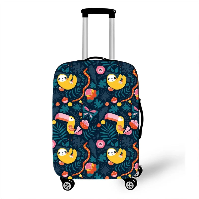 Sloth Print Luggage Cover