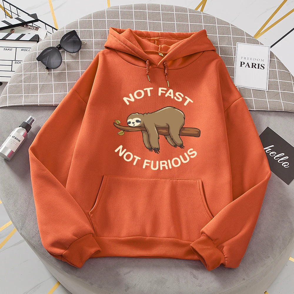 Not Fast Not Furious Sloth Hoodie
