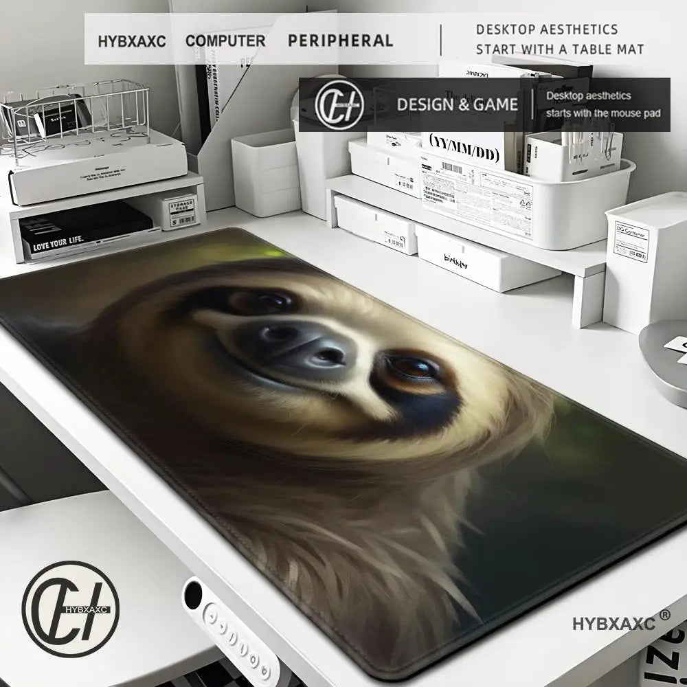 Cute Sloth Office Desk Mouse Pad
