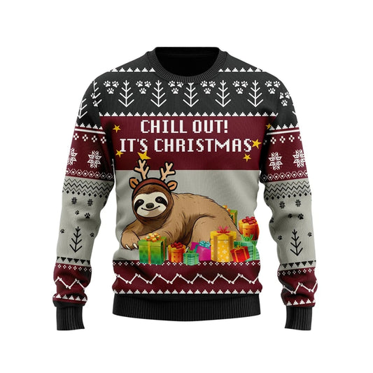 Sloth Theme Christmas Jumper
