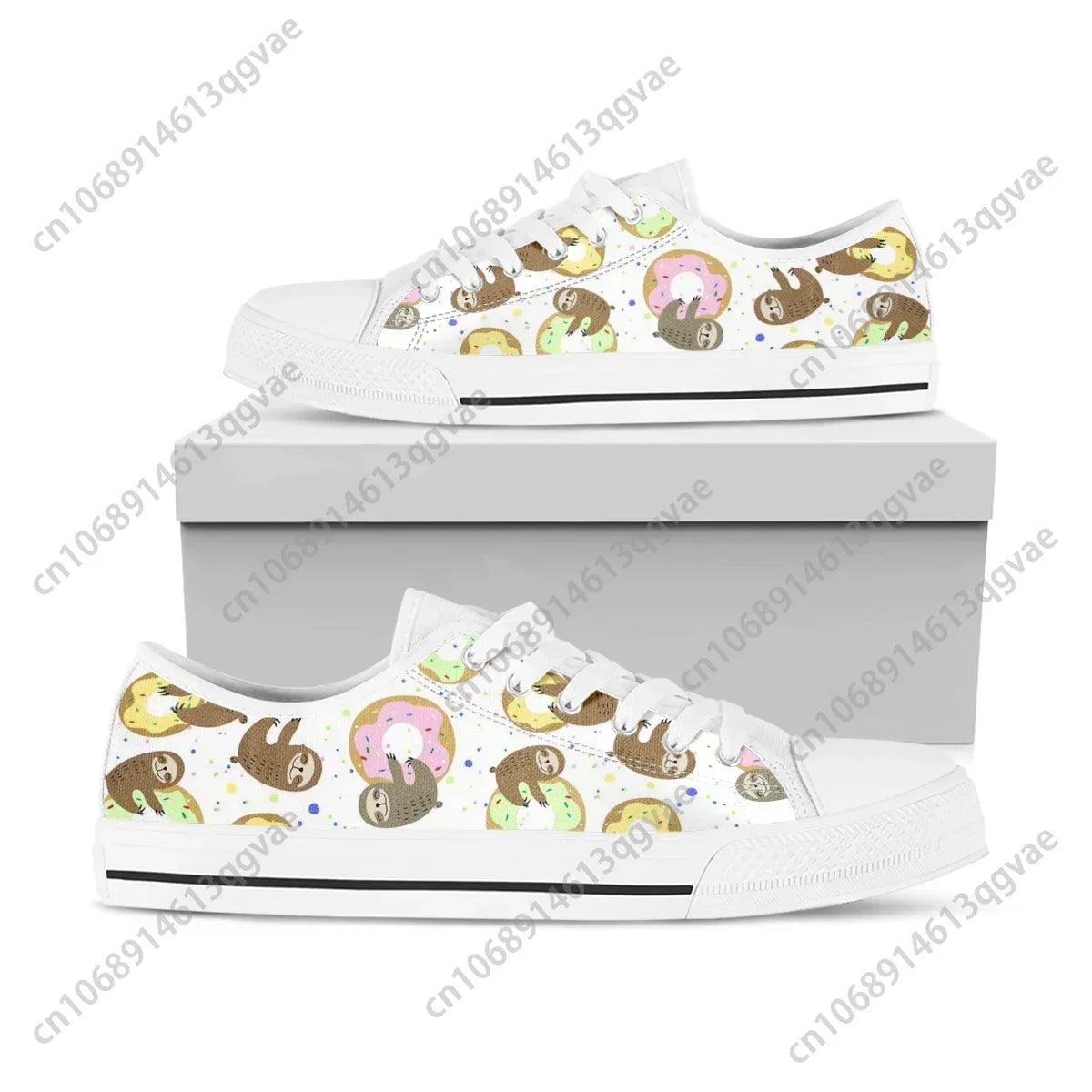 Sloth With Donut Sneakers