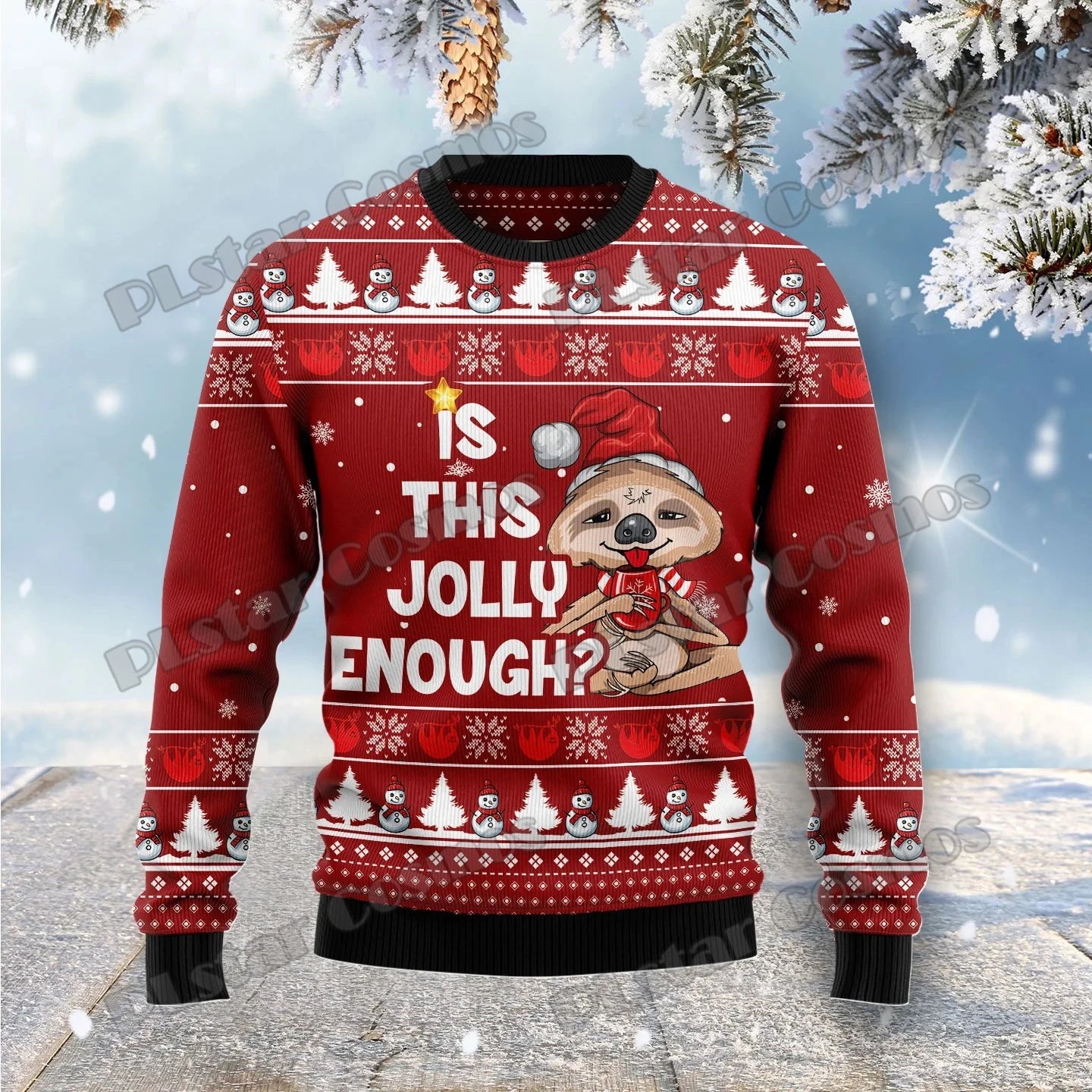 Sloth Christmas Jumper