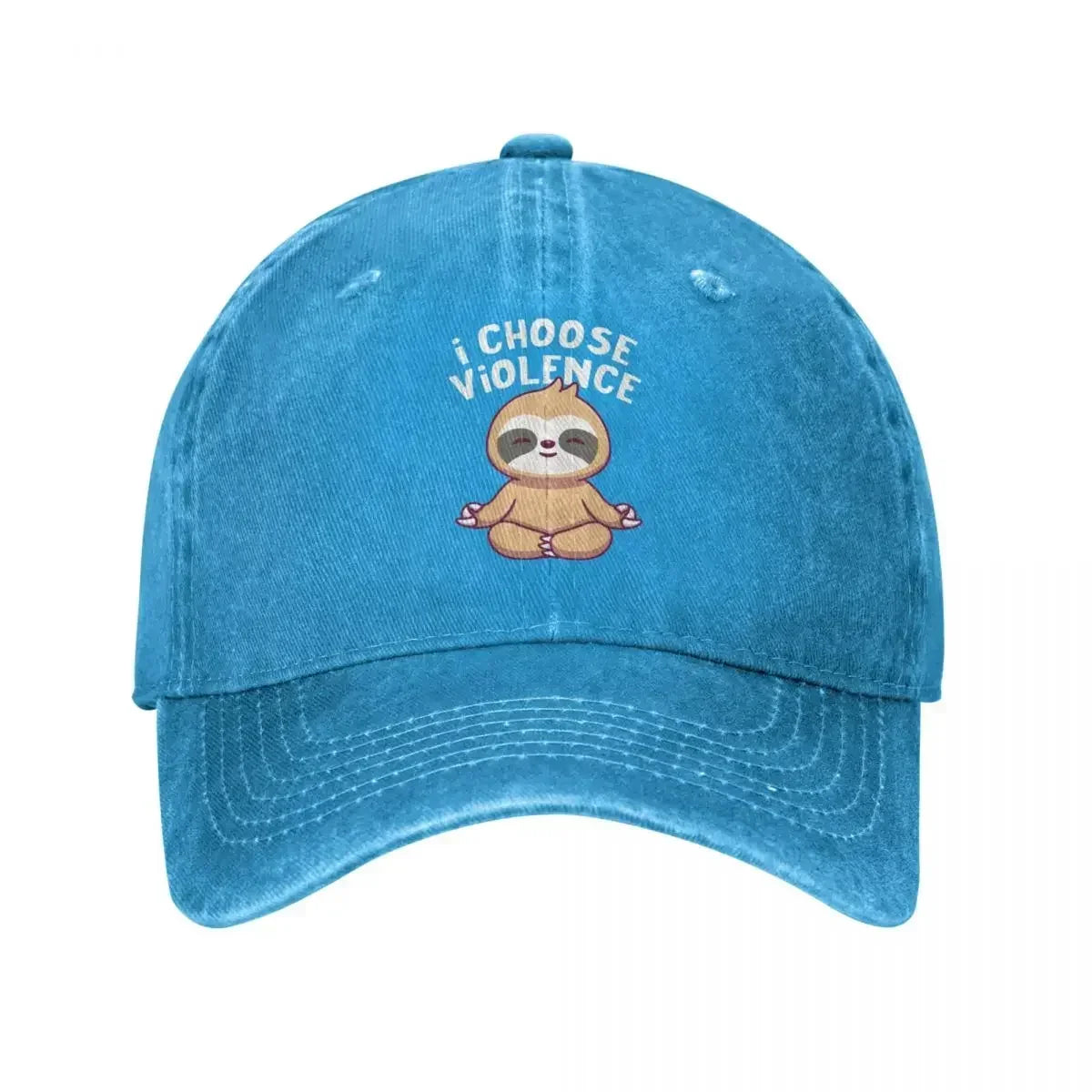 I Choose Violence Sloth Baseball Cap product photo 10