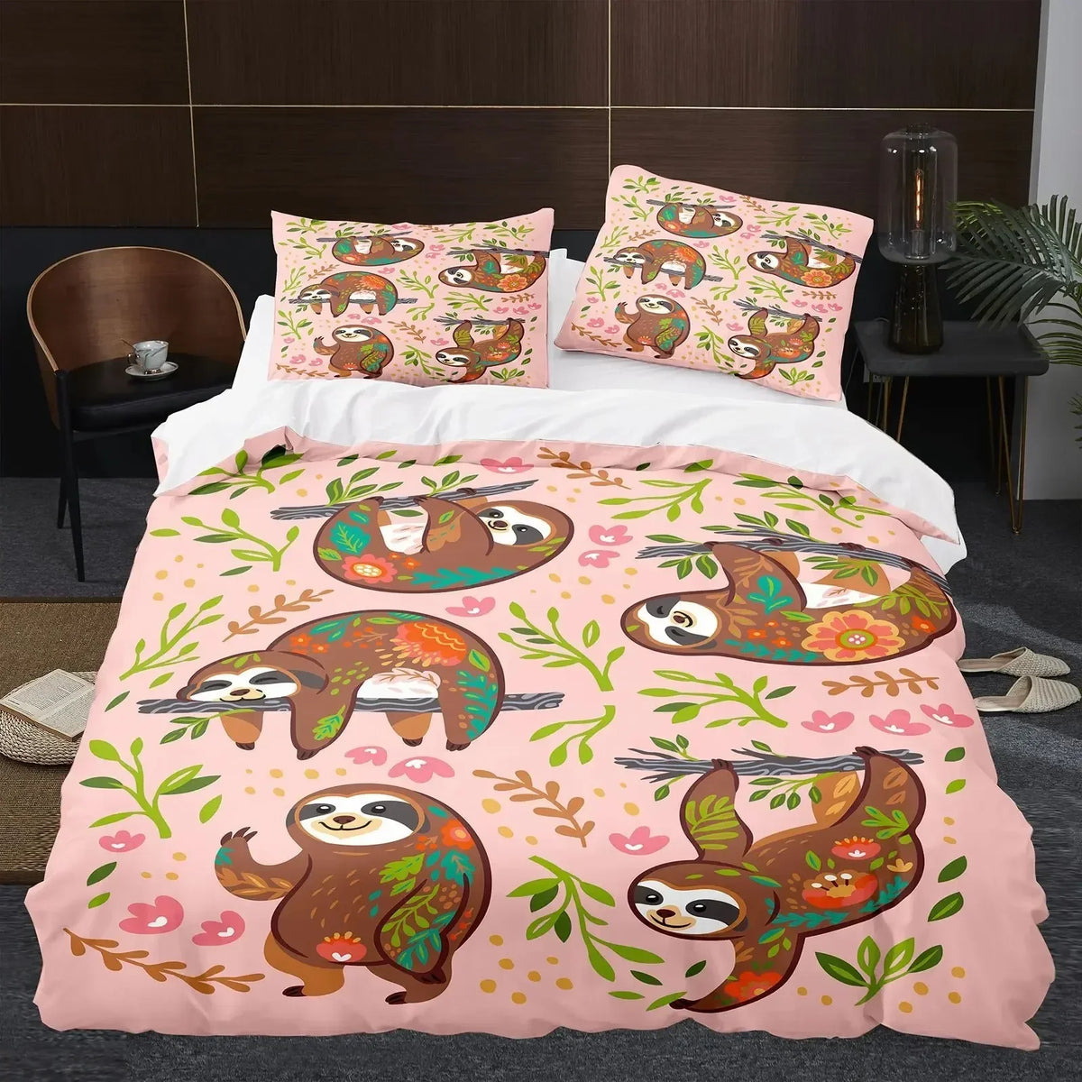 Vibrant Sloth Bedding