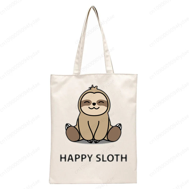 Happy Sloth Tote Bag