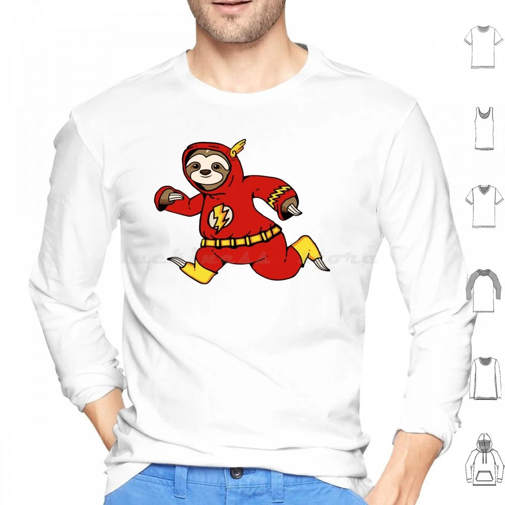 Flash Sloth Long Sleeve T-Shirt