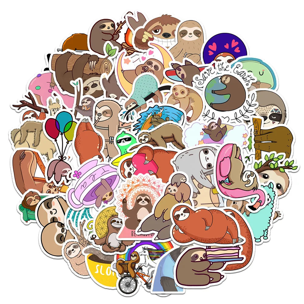 Sloth Daily Life Stickers