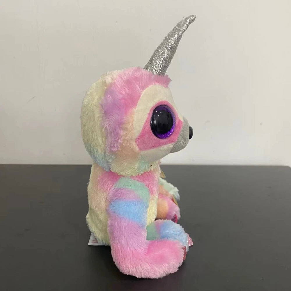 Ty Beanie Boos Plush Rainbow Sloth