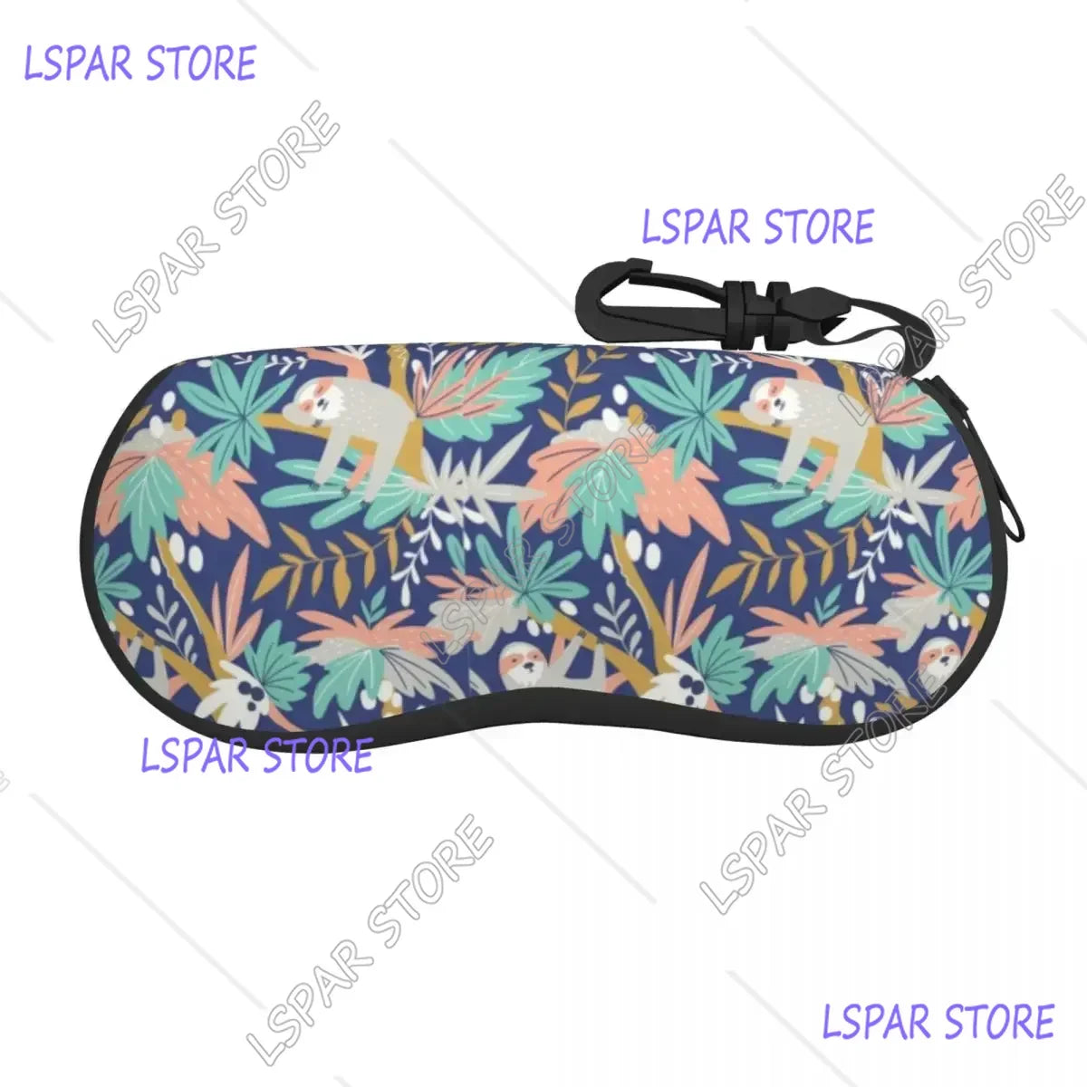 Jungle Sloth Glasses Case