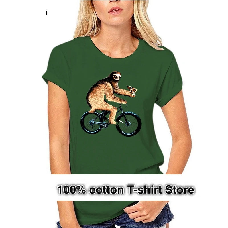 Sloth Riding A Bicycle T-Shirt