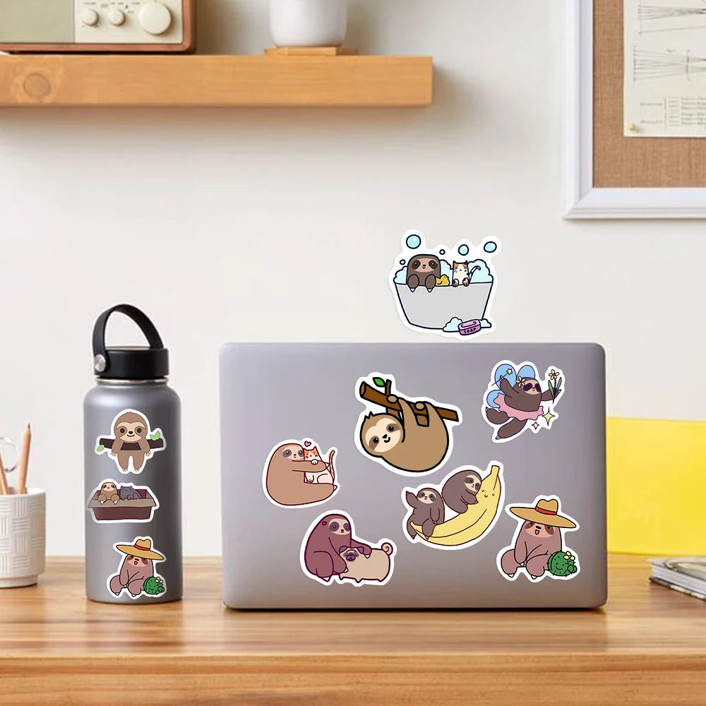 Cute Sloth Stickers