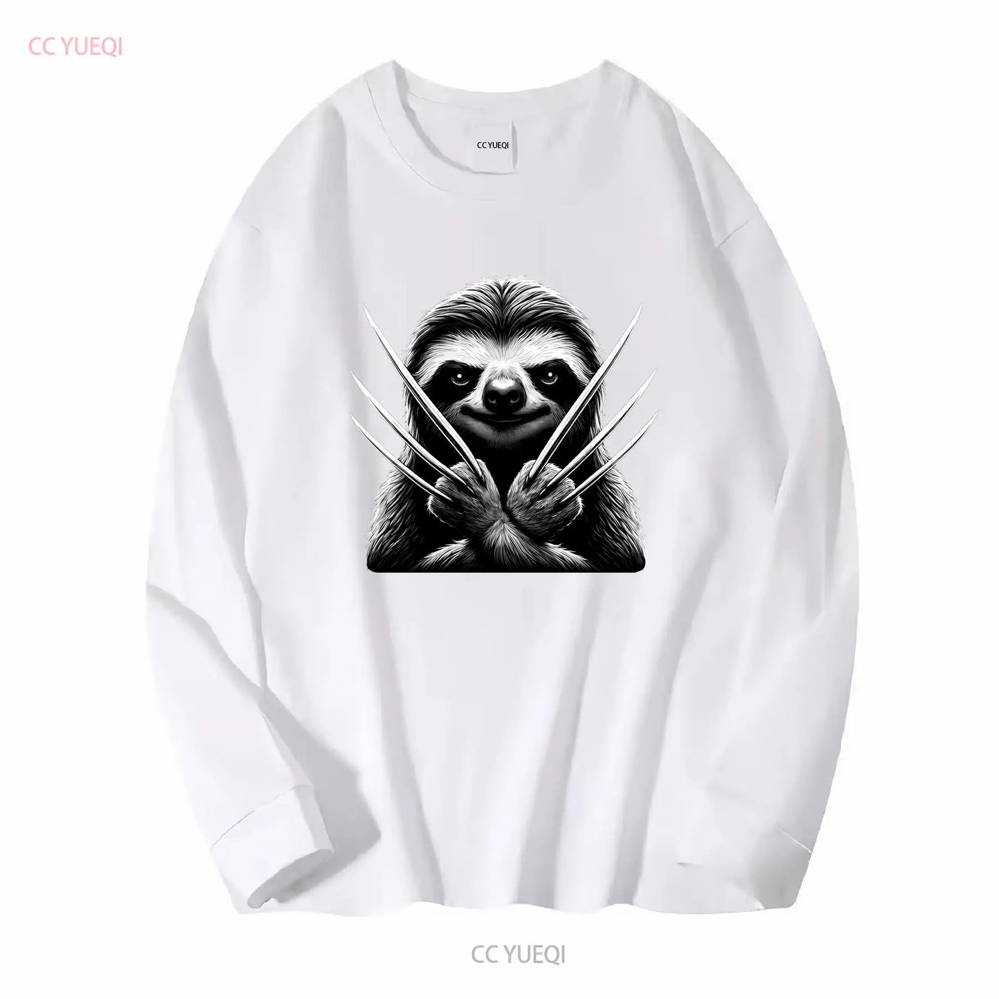 Sloth Claw Long Sleeve T-Shirt product photo 3