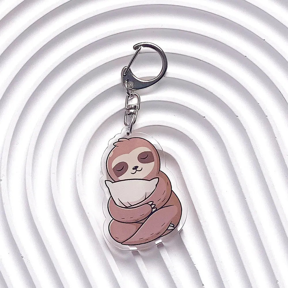 Sloth Acrylic Keychains