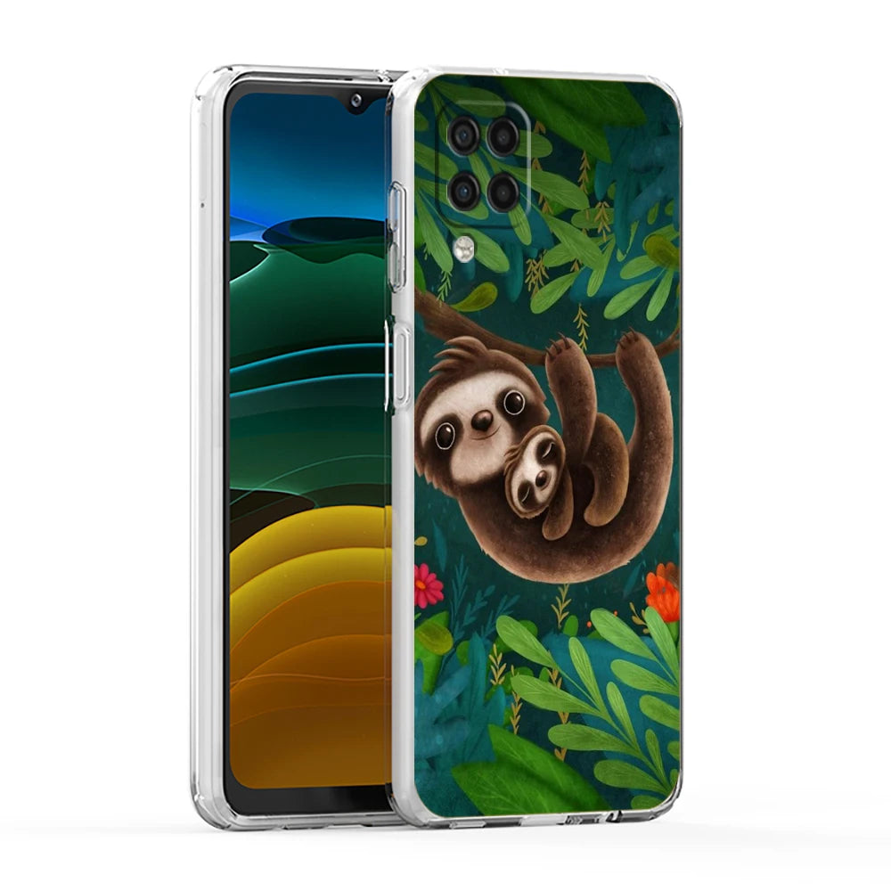 Hanging Sloth & Baby Samsung Phone Case