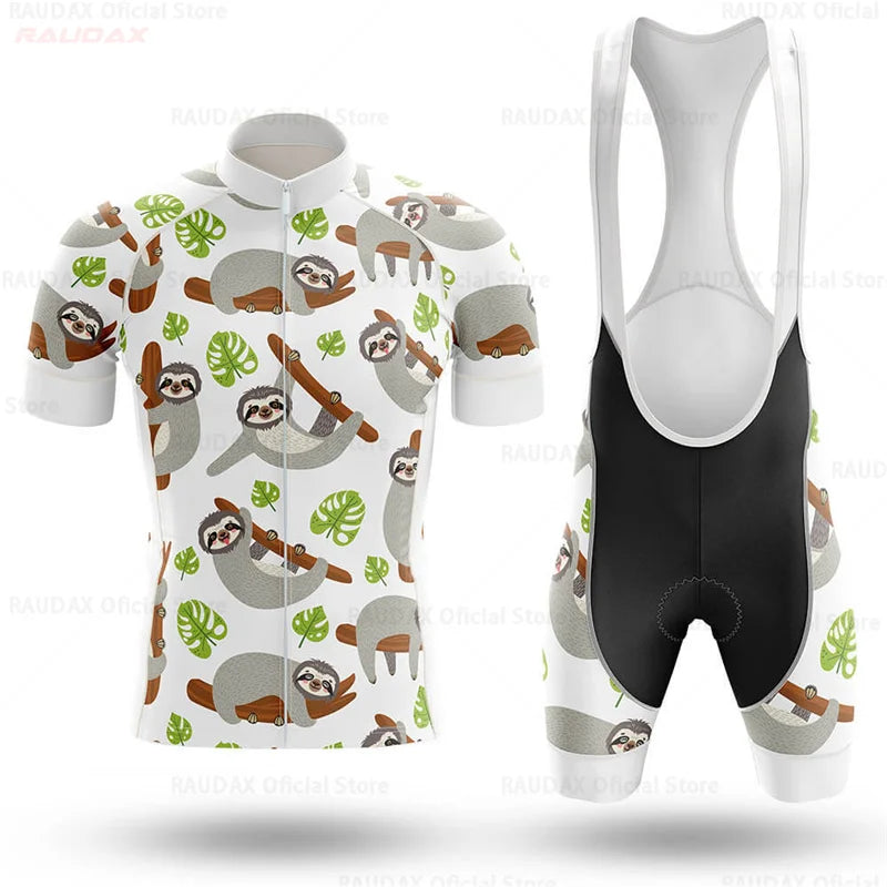 Sloth Cycling Jersey Set