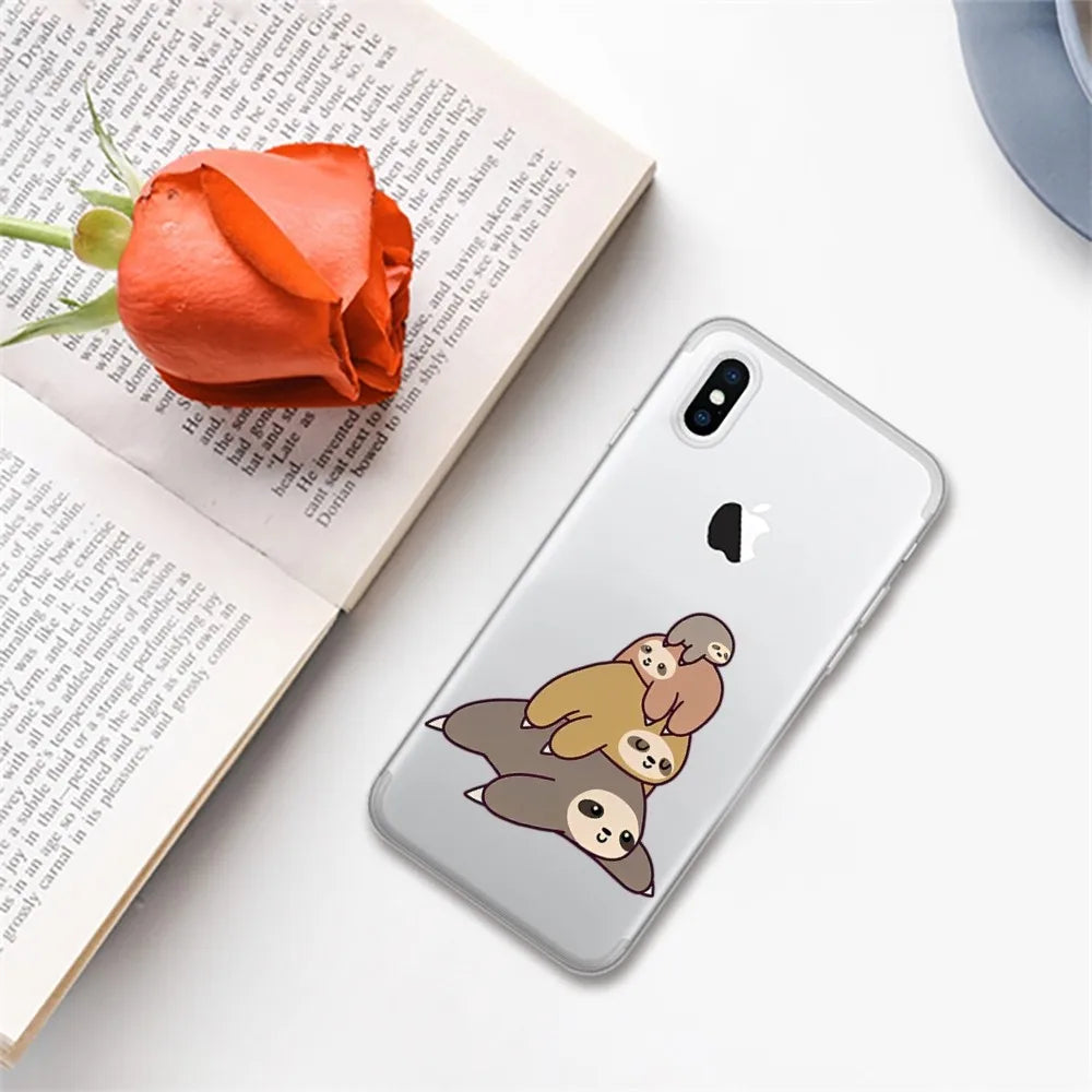 Pile Of Sloths iPhone Case