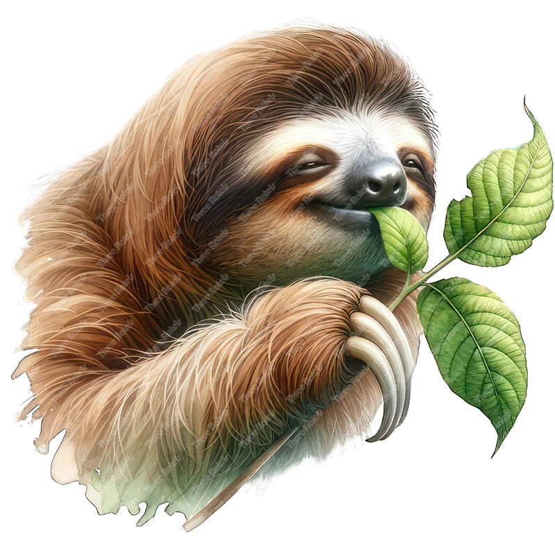 Cartoon Sloth Wall Sticker