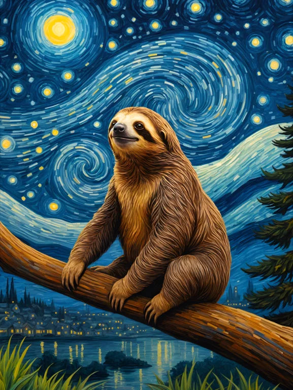 Sloth Diamond Art Kit