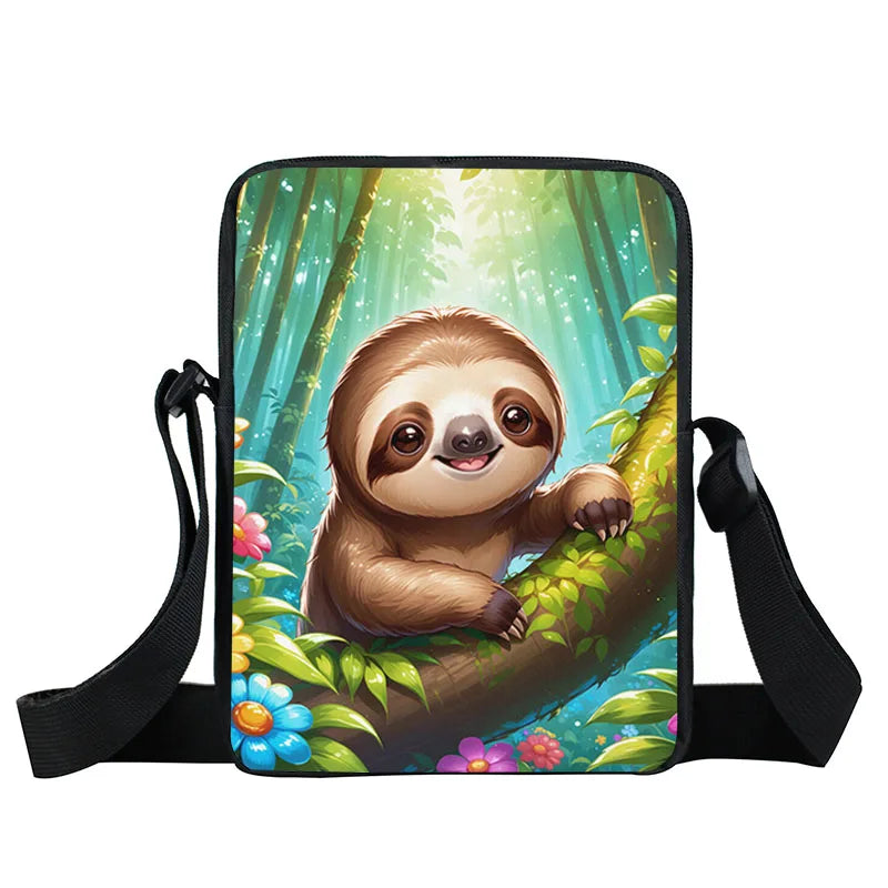 Cute Jungle Sloth Shoulder Bag