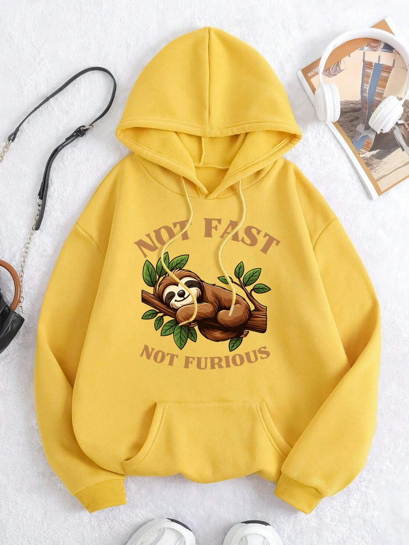 Not Fast Not Furious Sloth Hoodies