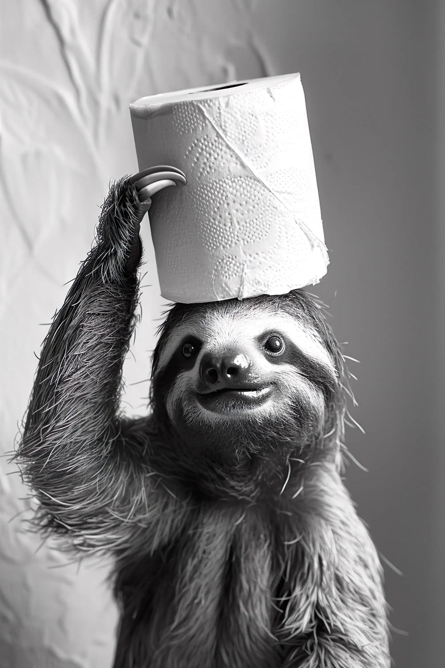 Black & White Sloth Posters