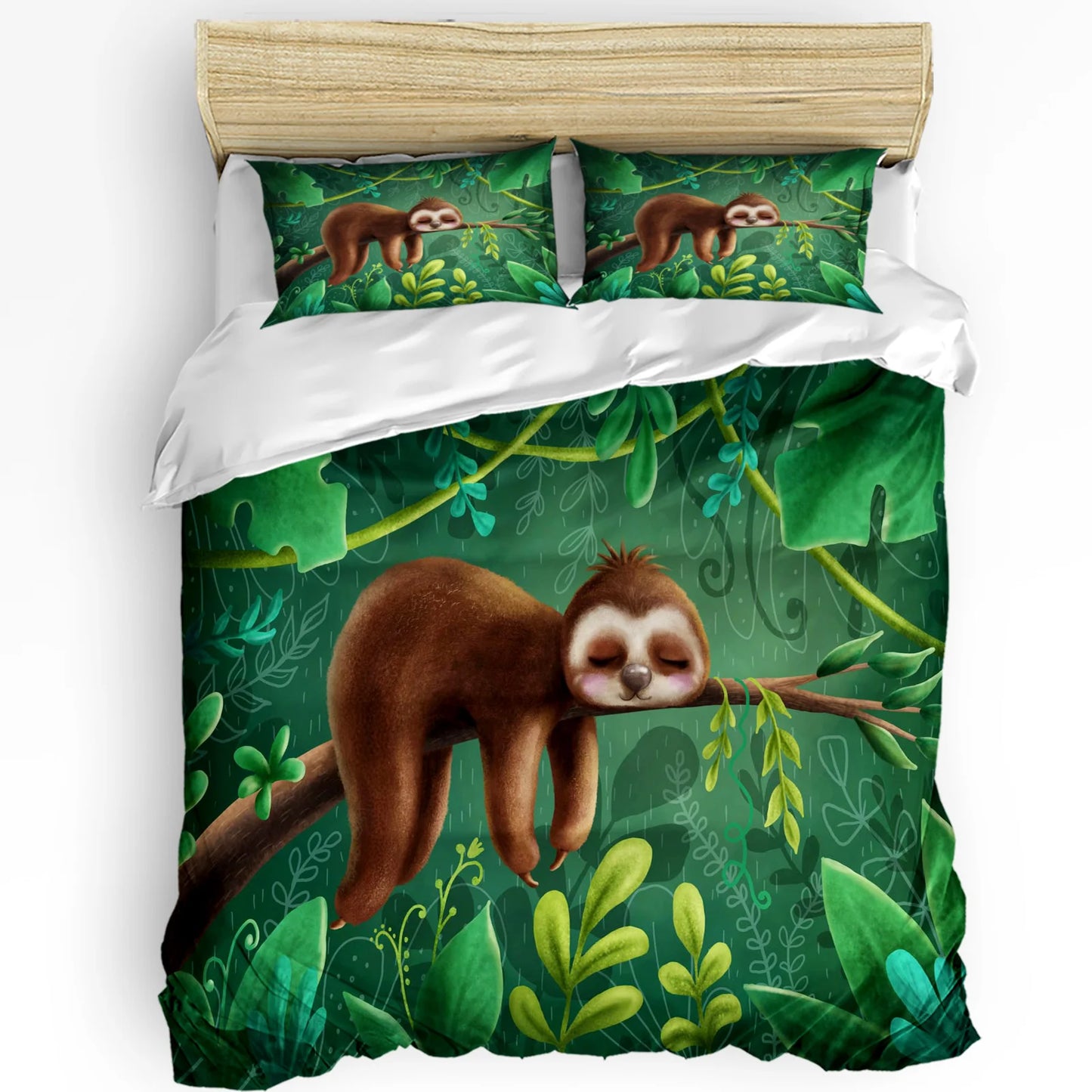 Sloth Forest Bedding Set