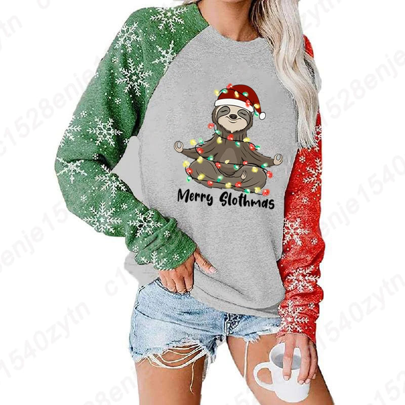 Merry Slothmas Long Sleeve T-Shirt