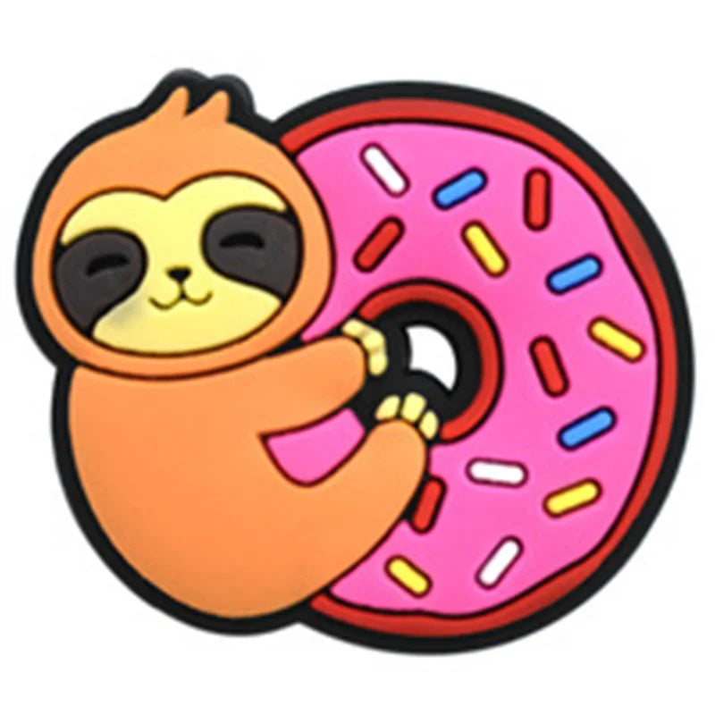 25 Piece Sloth Shoe Accessories