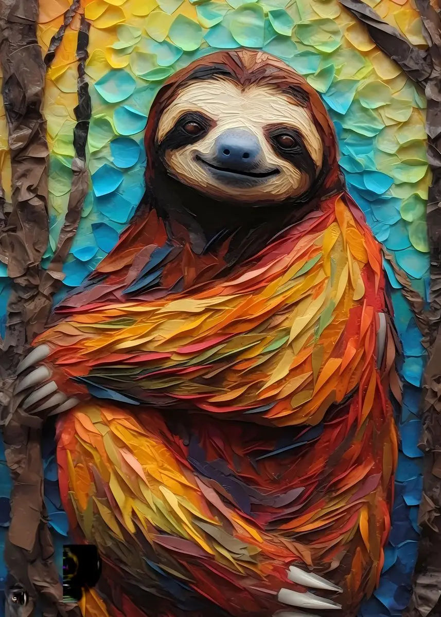 Sloth Artwork Poster
