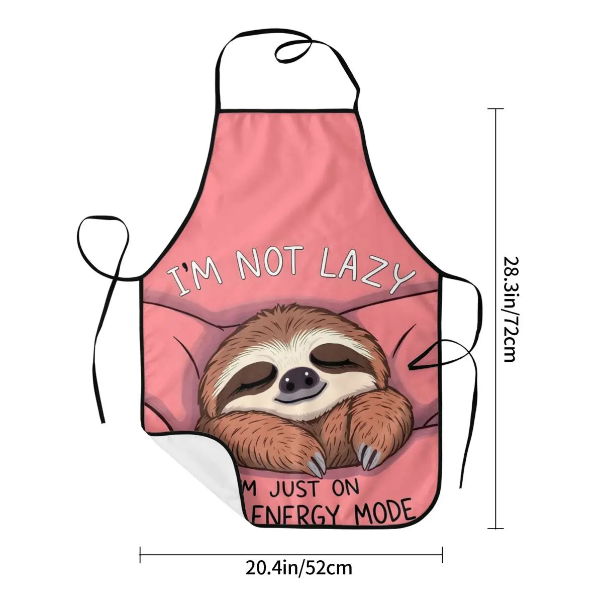I'm Not Lazy Sloth Apron