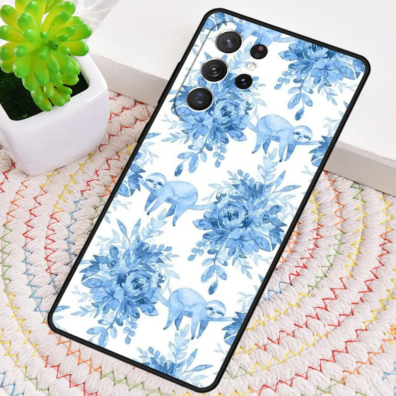 Blue Sloth Samsung Phone Case product photo