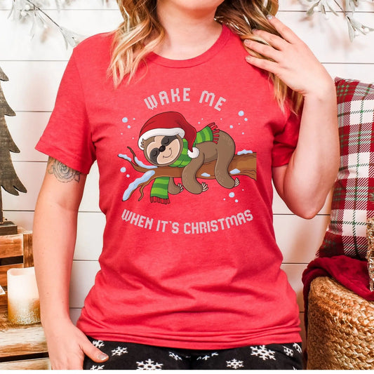 Wake Me Up When It's Christmas T-Shirt