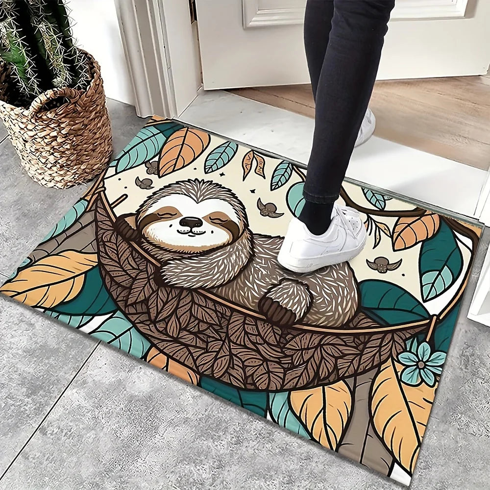 Cozy Sloth Floor Mat