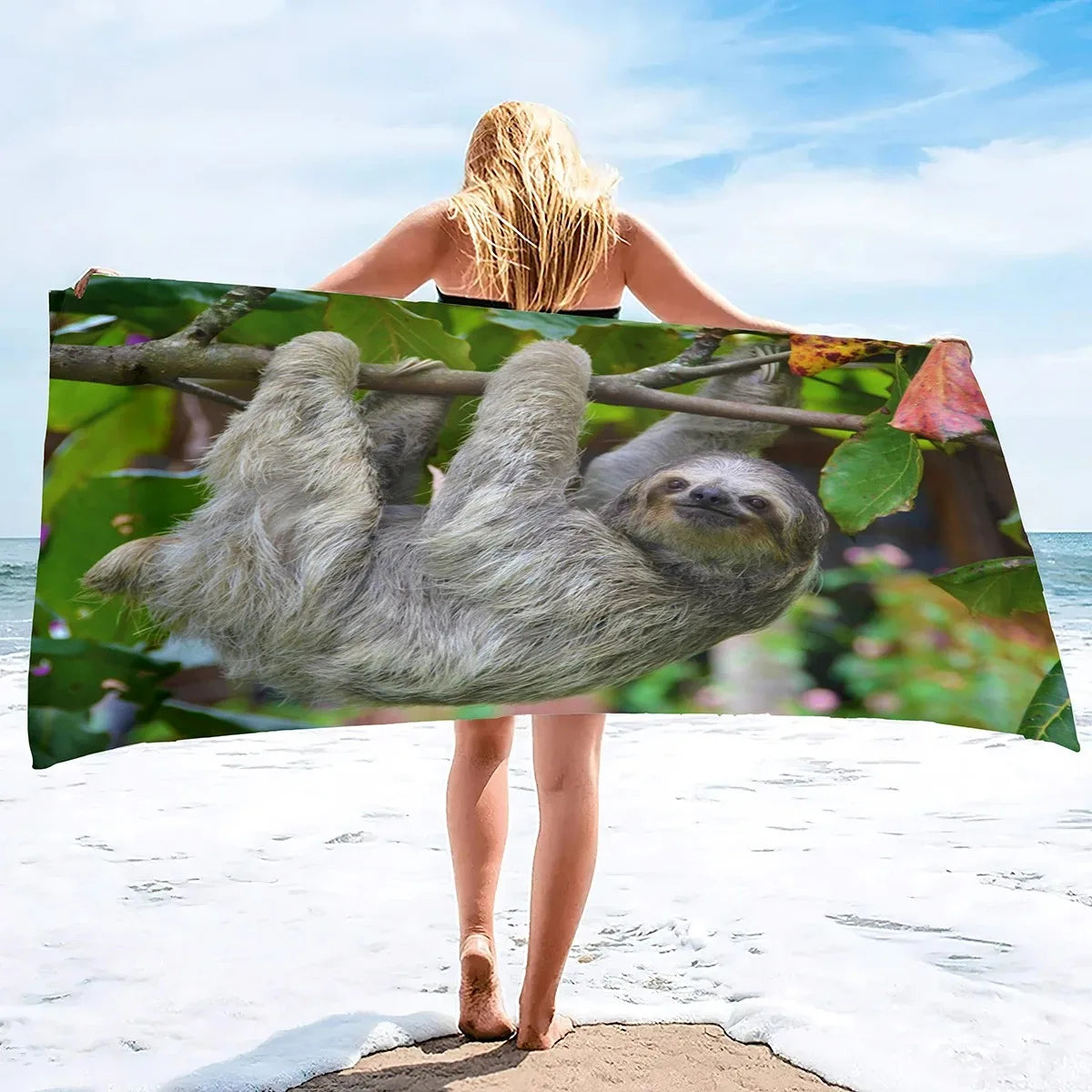 Sloth Microfiber Towel