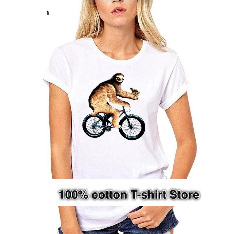 Sloth Riding A Bicycle T-Shirt