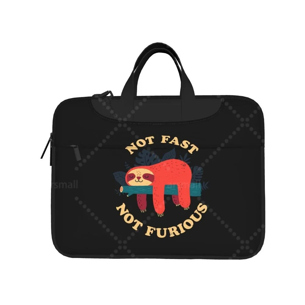 Not Fast Not Furious Sloth Laptop Shoulder Bag