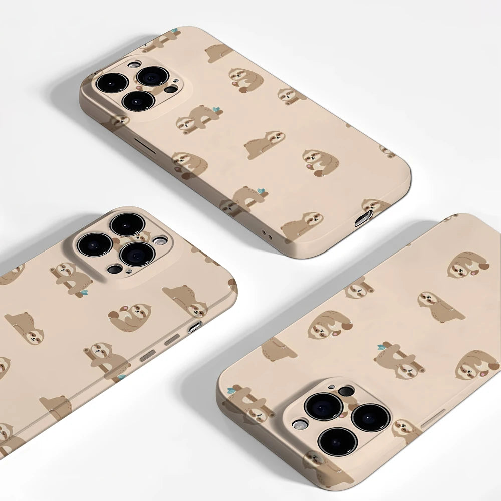 Sloth Snuggle iPhone Case