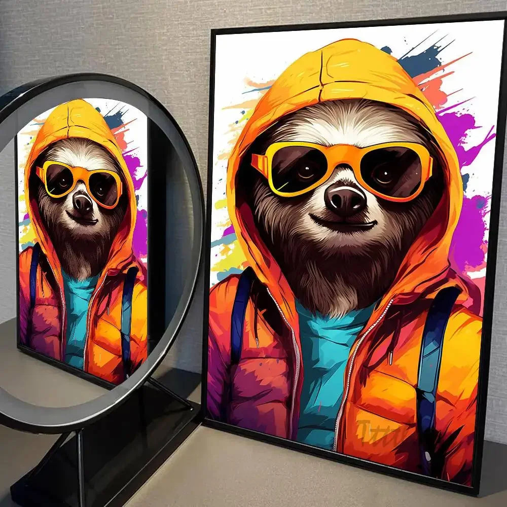 Sloth Poster Wall Art