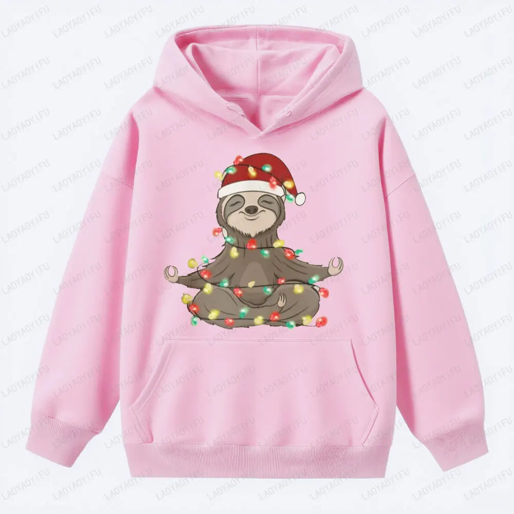 Cute Sloth Christmas Holiday Sweater