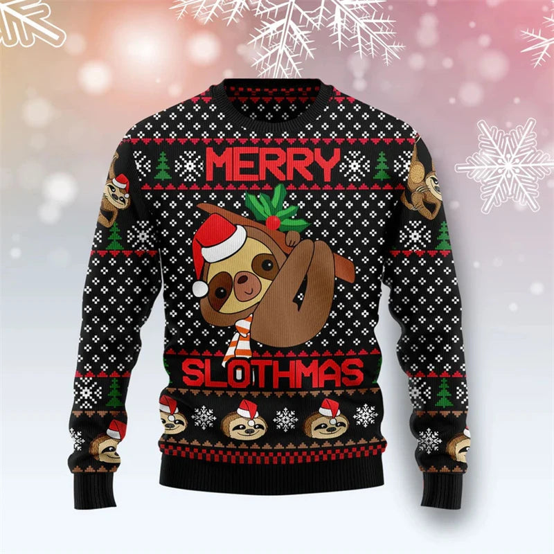 Sloth Christmas Jumper
