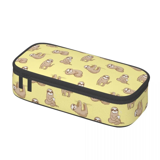 Sloth Pattern Pencil Case