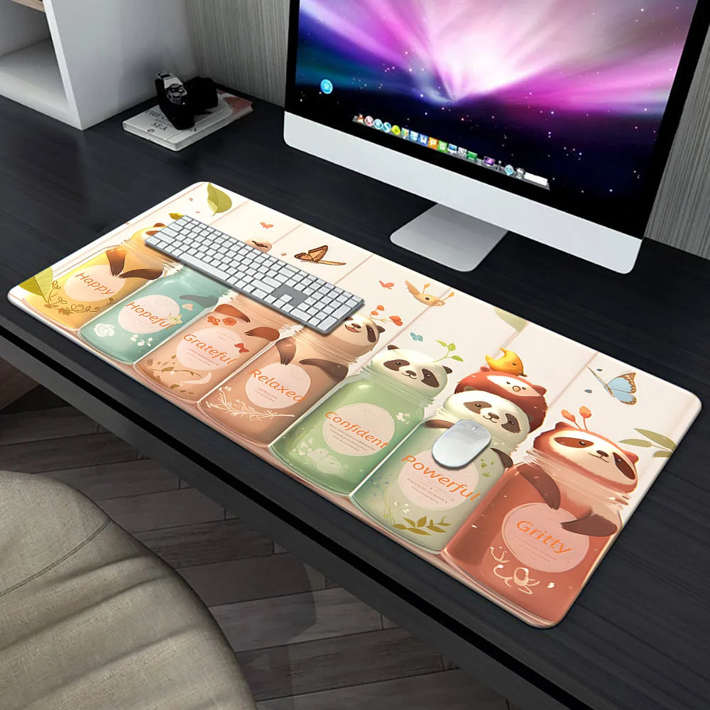 Rainbow Sloths Mouse Pad