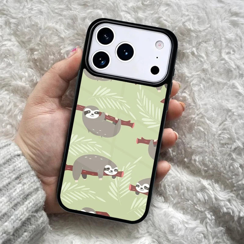 Lazy Sloth iPhone Case